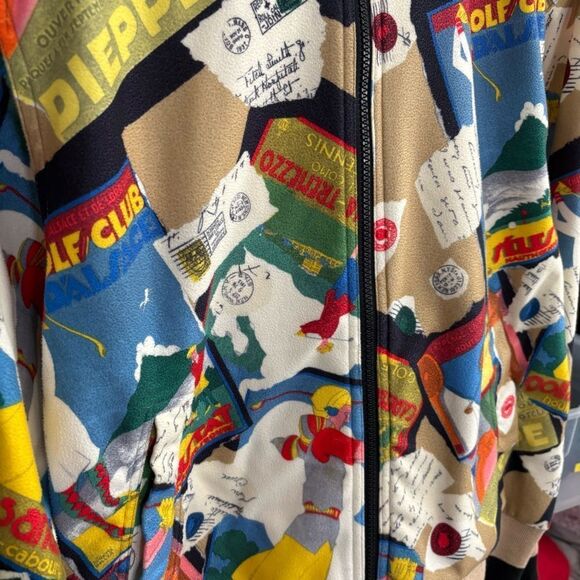 Colorful Graphic Bomber Jacket vintage TAIL golf graphics - Picture 6 of 6